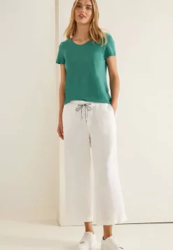 Slub T-Shirt In Unifarbe