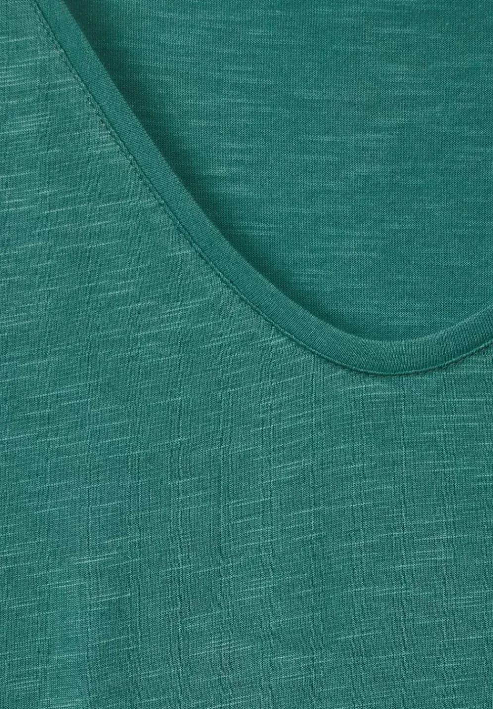Slub T-Shirt In Unifarbe