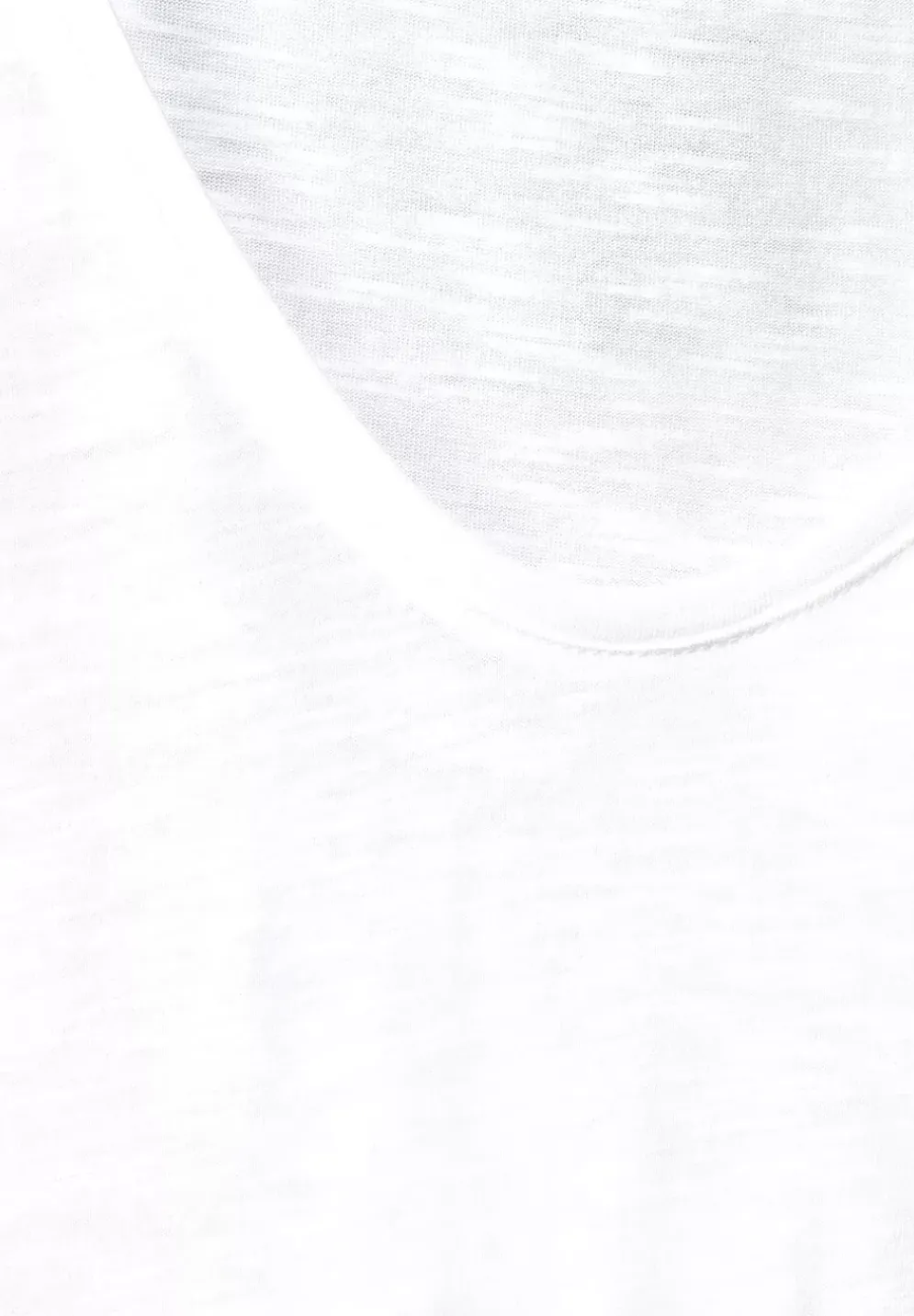Slub T-Shirt In Unifarbe