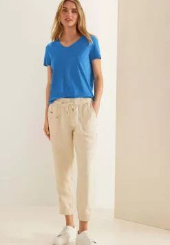 Slub T-Shirt In Unifarbe