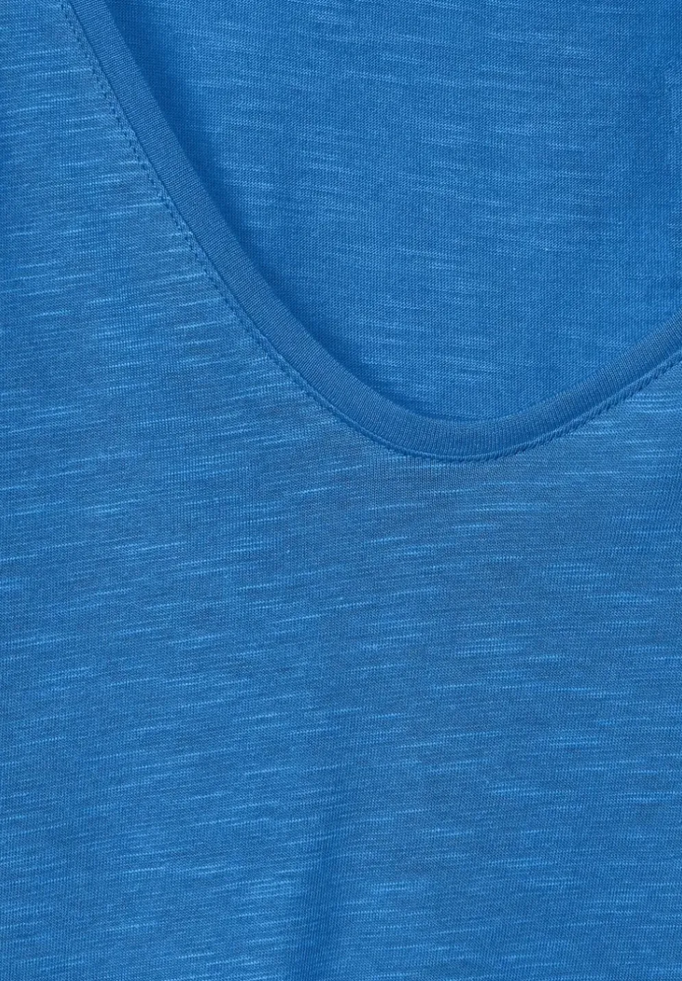 Slub T-Shirt In Unifarbe
