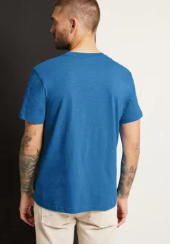 Slub T-Shirt Mit Frontprint