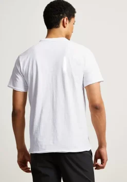 Slub T-Shirt Mit Print