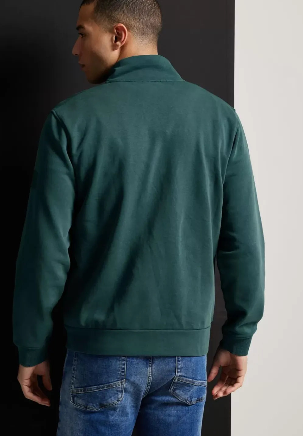 Softe Gewaschene Sweatjacke
