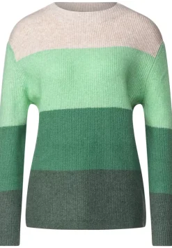 Softer Pullover Mit Streifen
