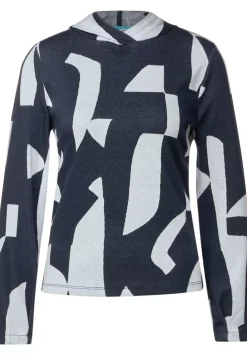 Softes Jacquard Hoodie Shirt