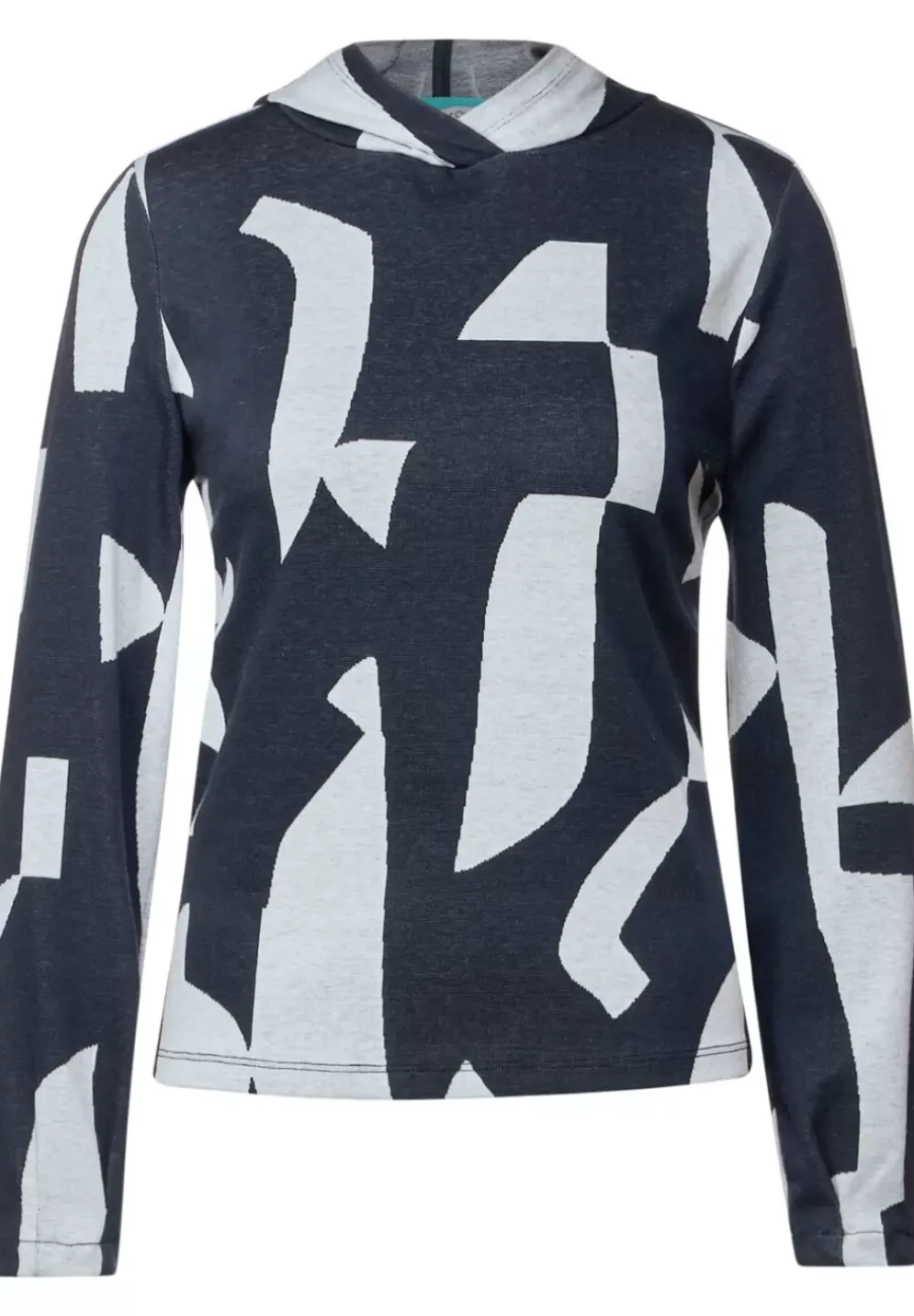 Softes Jacquard Hoodie Shirt