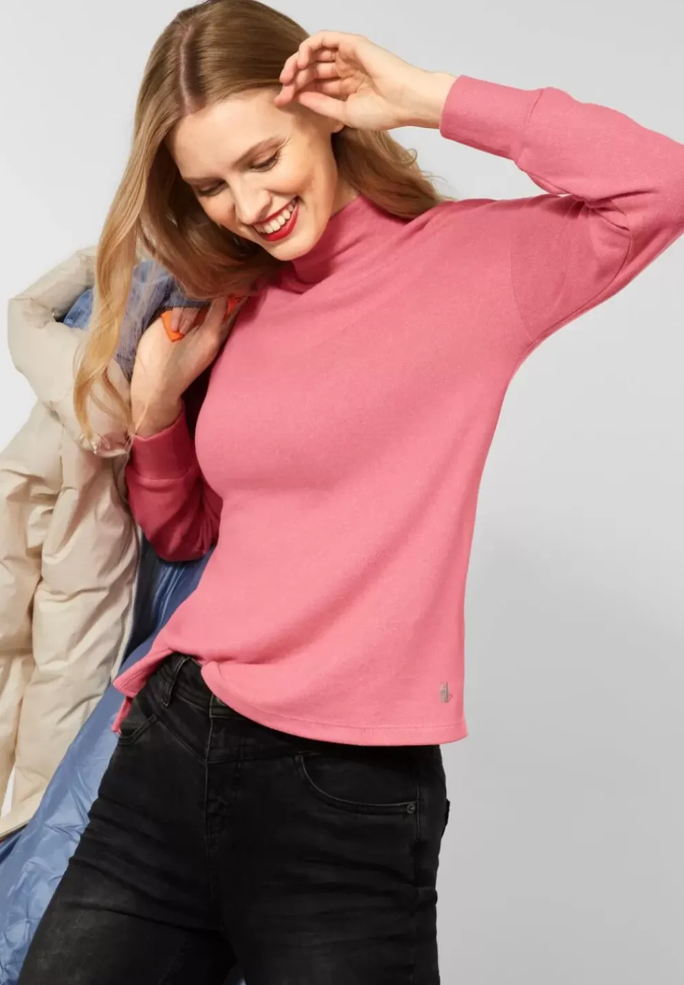 Softes Rollkragenshirt