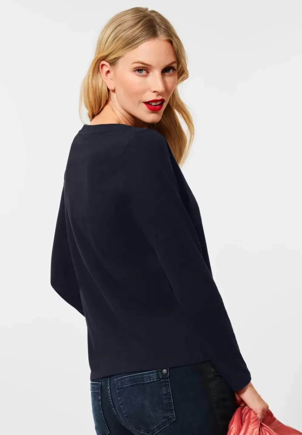 Softes Shirt In Unifarbe