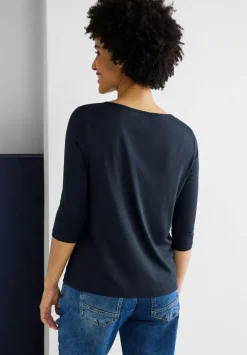 Softes Shirt In Unifarbe