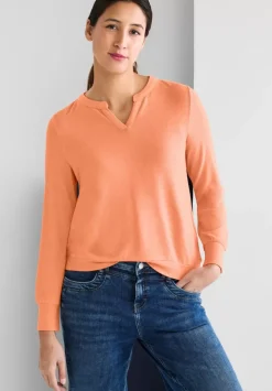 Softes Shirt In Unifarbe