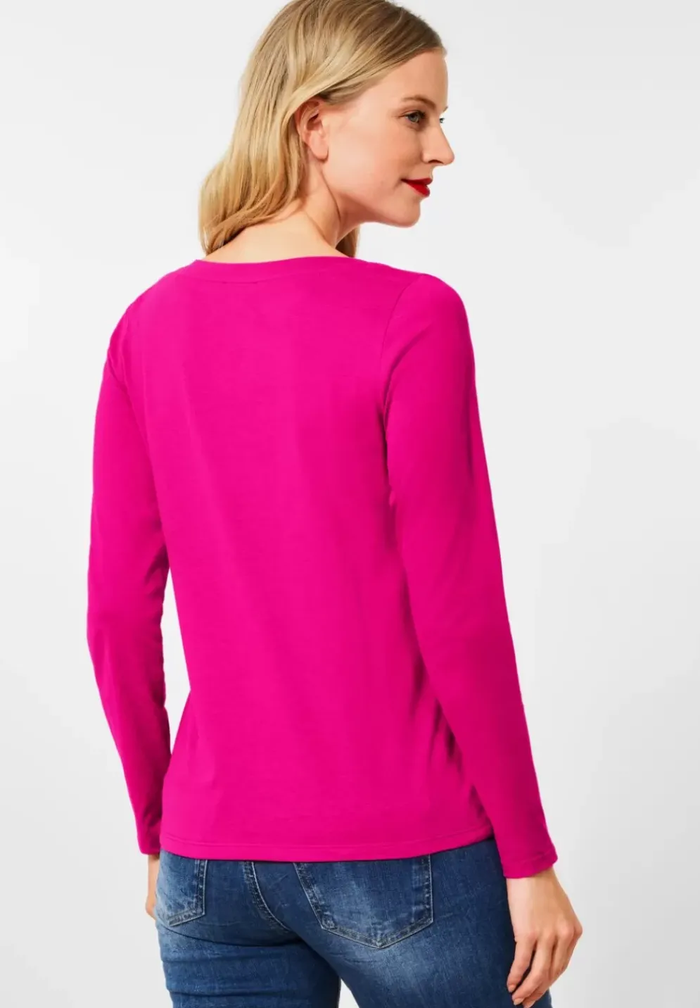 Softes Shirt In Unifarbe