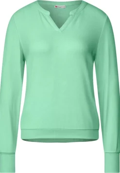 Softes Shirt In Unifarbe