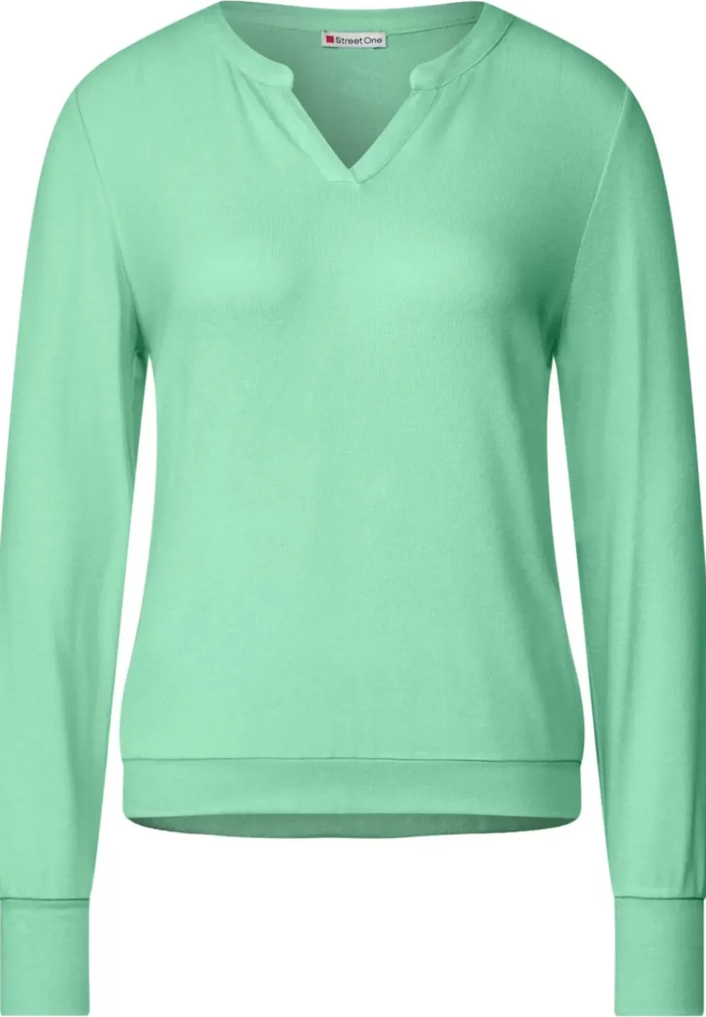 Softes Shirt In Unifarbe
