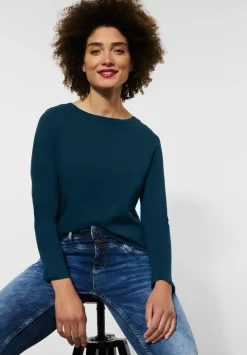 Softes Shirt In Unifarbe
