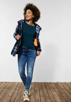 Softes Shirt In Unifarbe