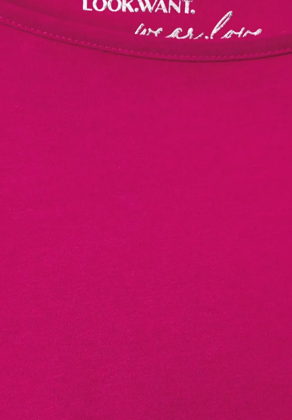 Softes Shirt In Unifarbe