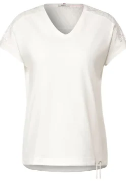 Spitzendetail Shirt