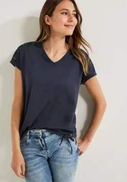 Spitzendetail Shirt