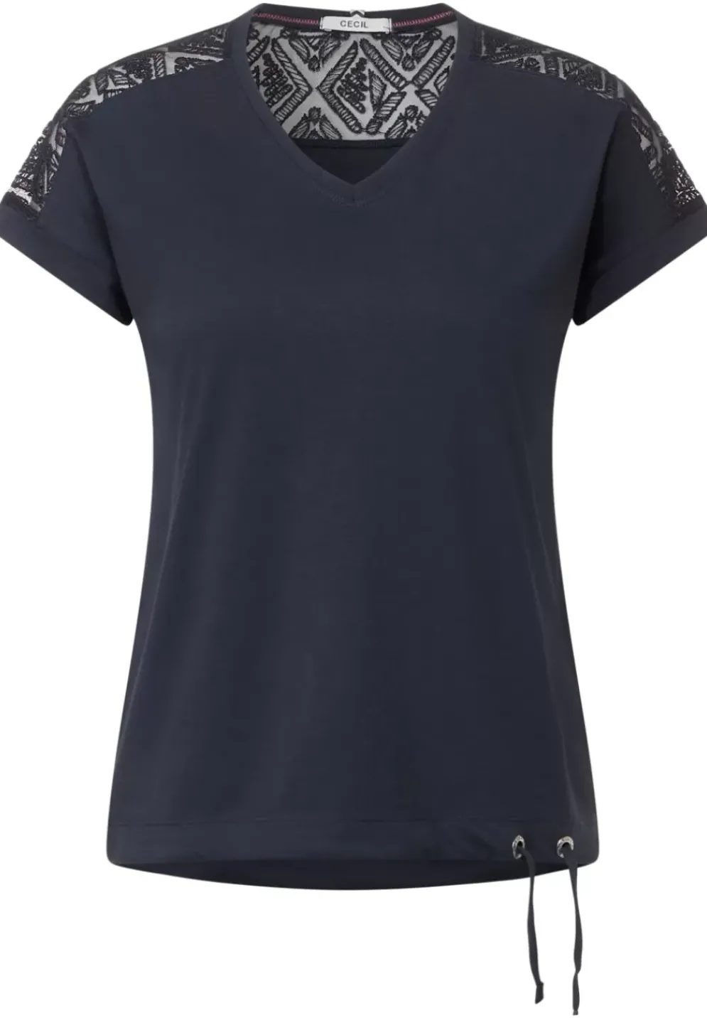 Spitzendetail Shirt