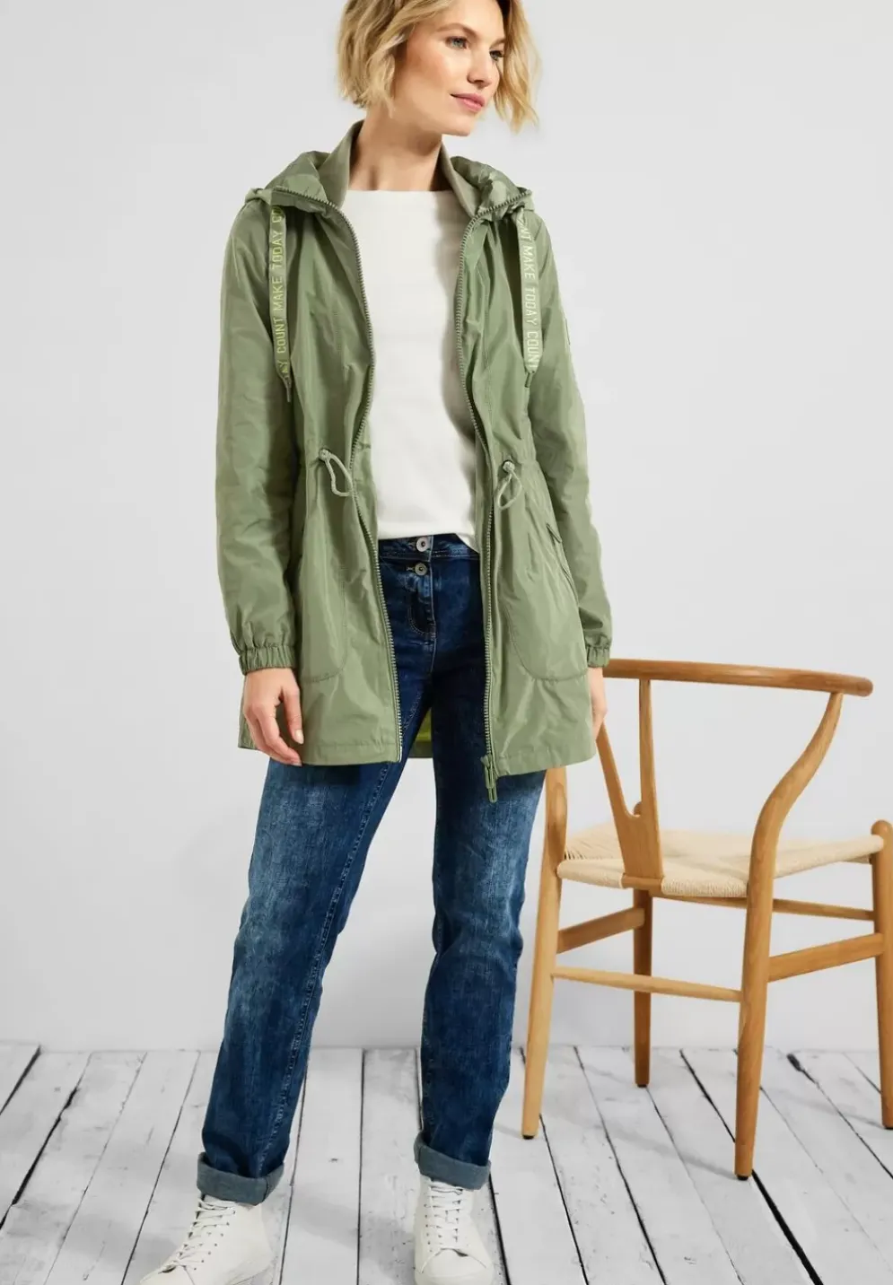 Sportiver Parka Mit Kapuze