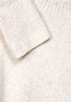 Stehkragenpullover In Boucle