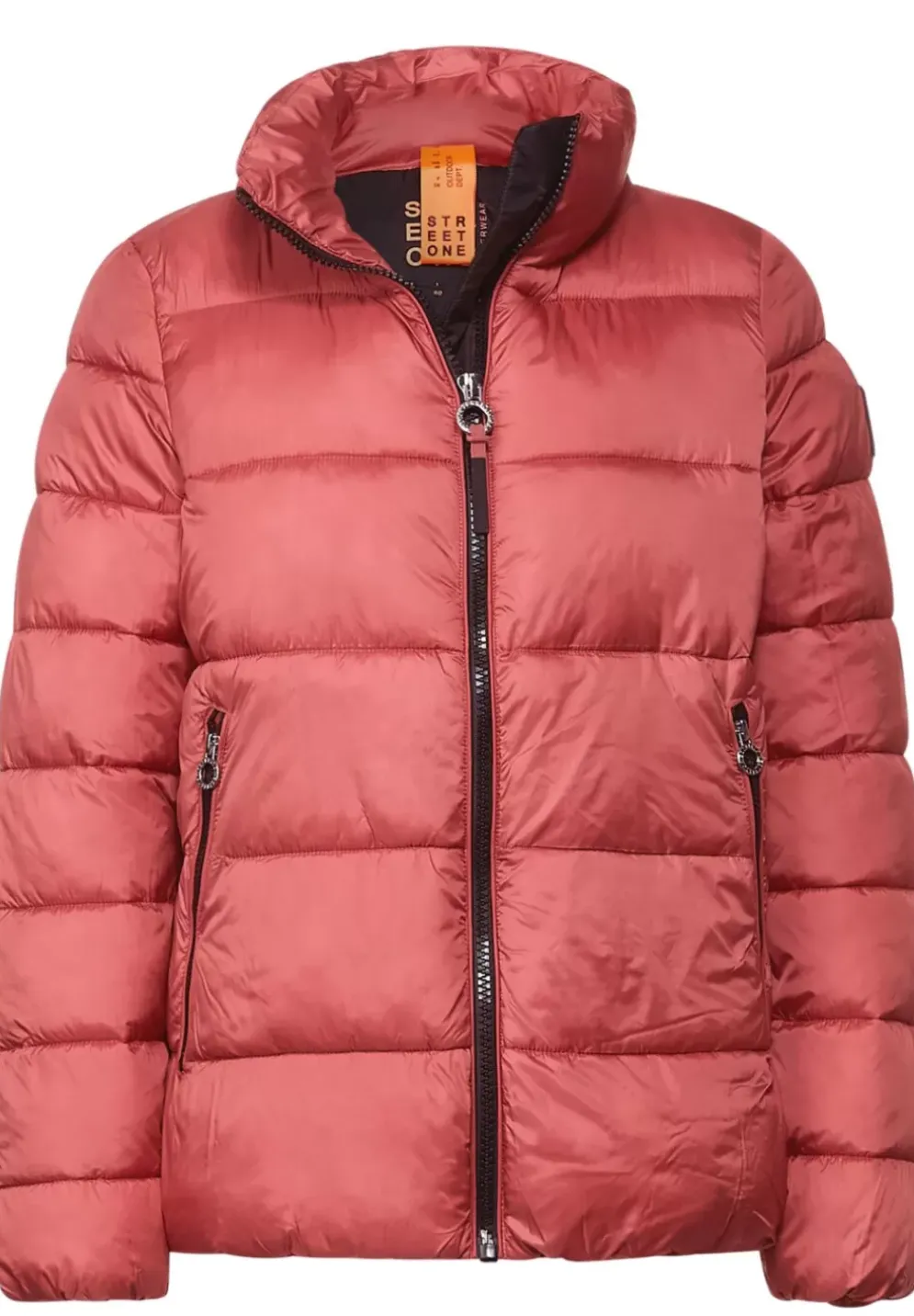 Steppjacke Mit Hohem Kragen