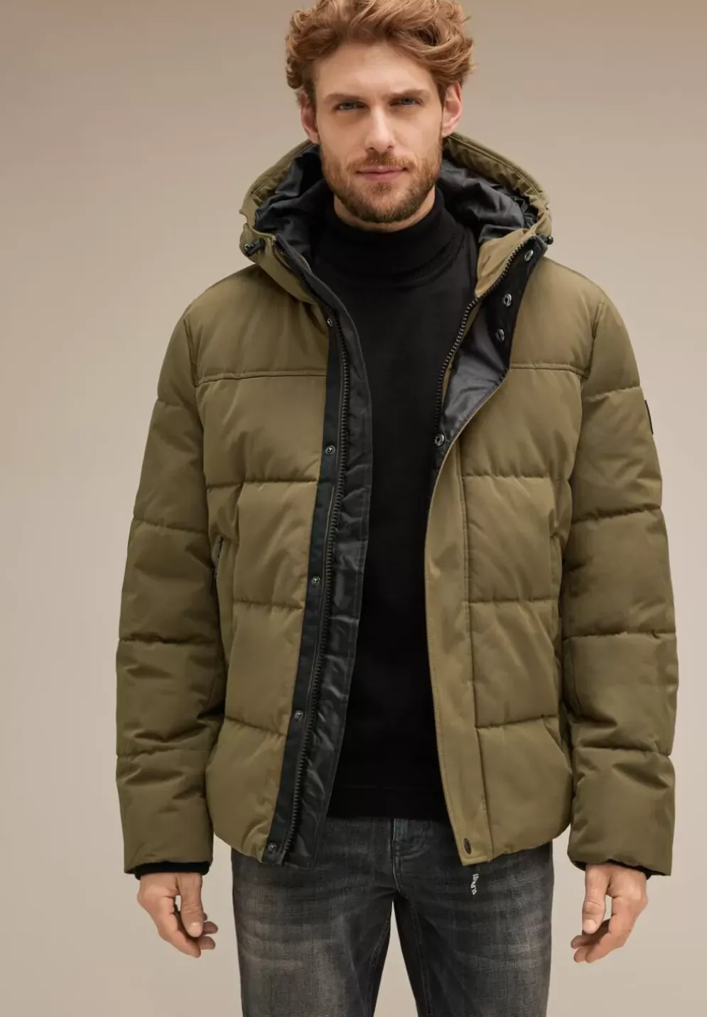 Steppjacke Mit Kapuze