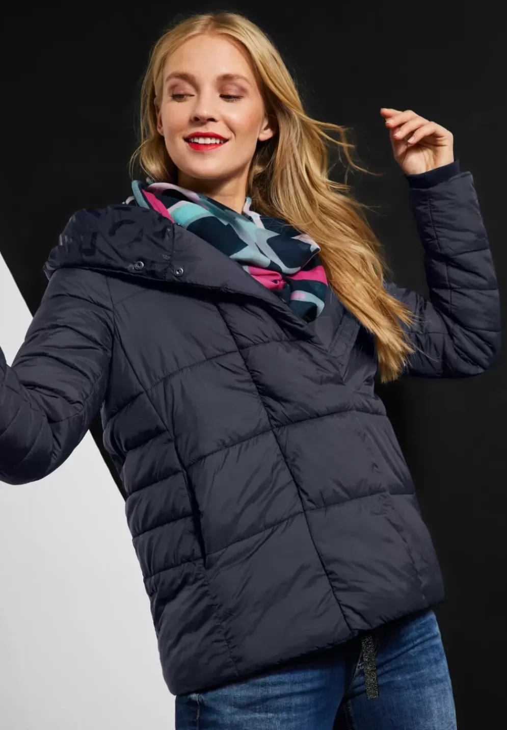 Steppjacke Mit Kapuze