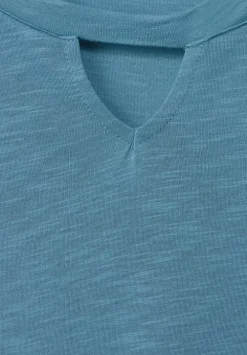 Stickerei Halbarm Shirt
