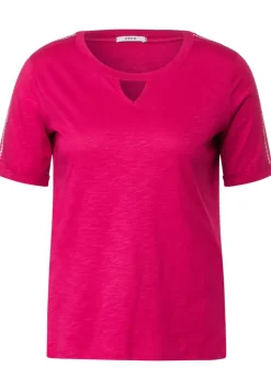 Stickerei Halbarm Shirt