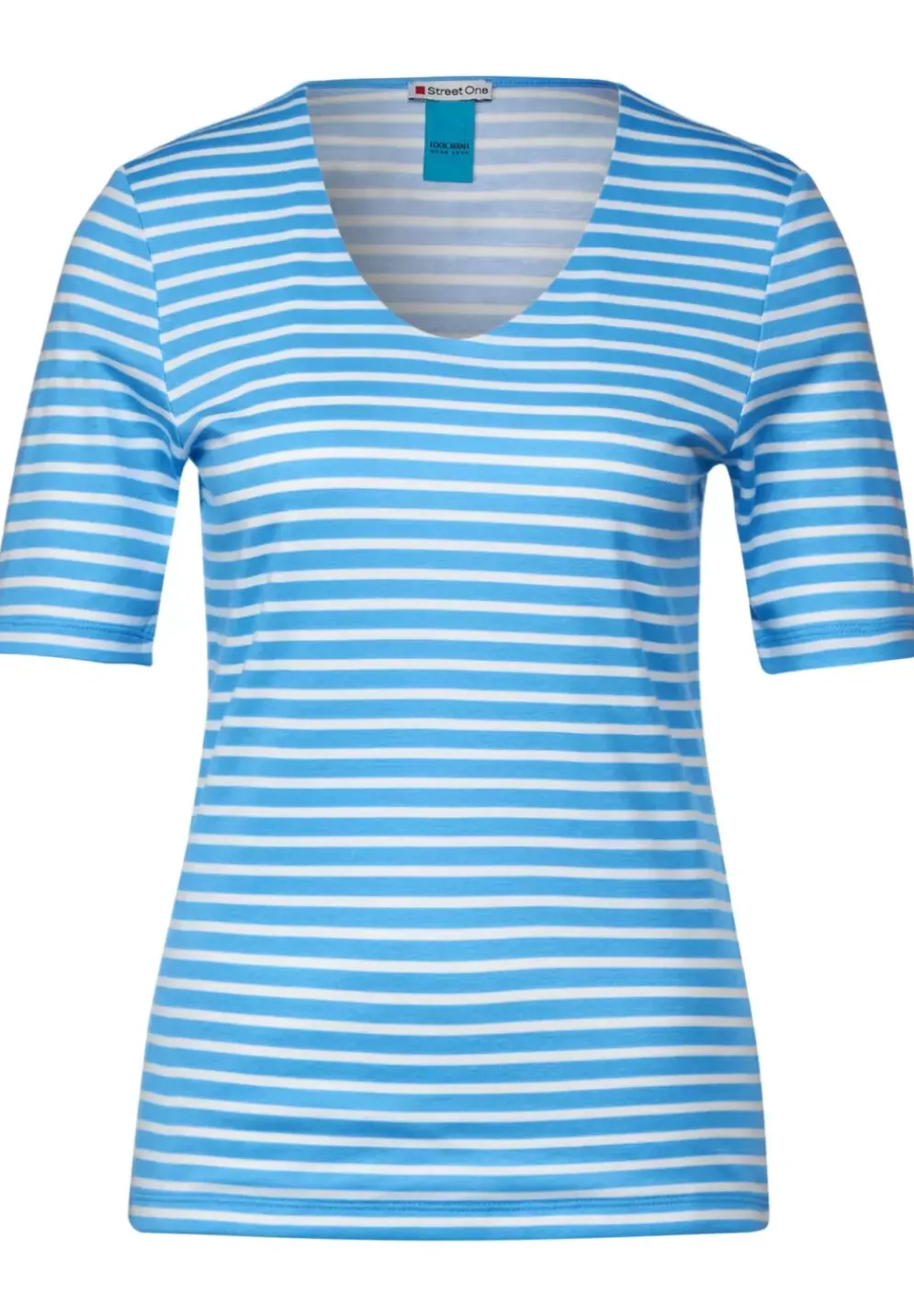 Streifenshirt Mit Halbarm