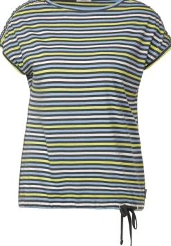 Streifenshirt Mit Raffungen