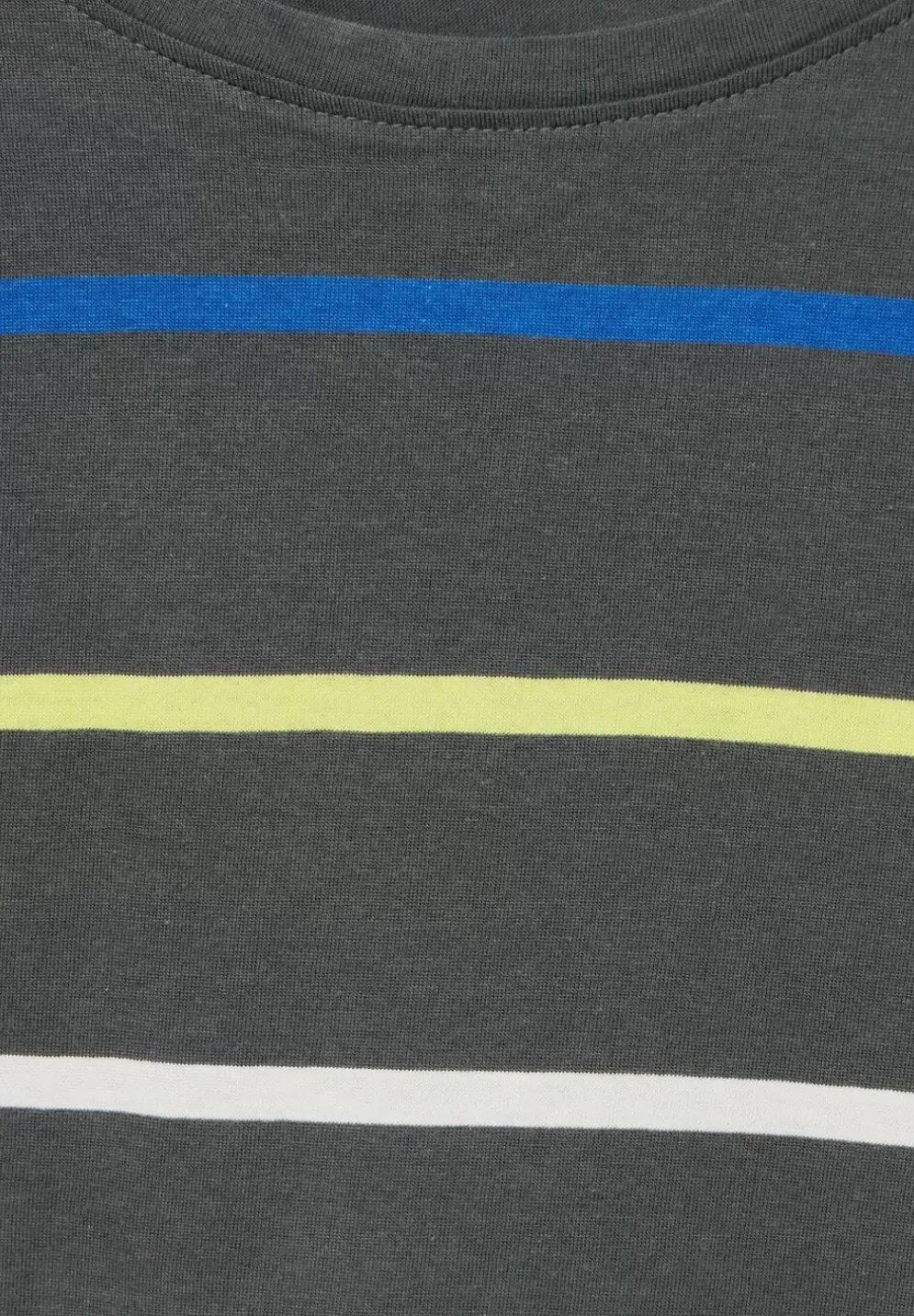 Streifenshirt Mit Rundhals