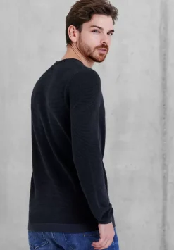 Streifenstruktur Pullover