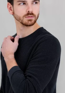 Streifenstruktur Pullover