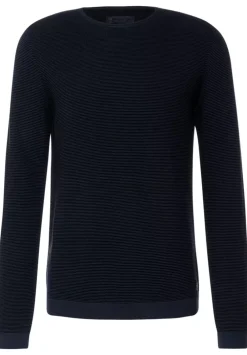 Streifenstruktur Pullover