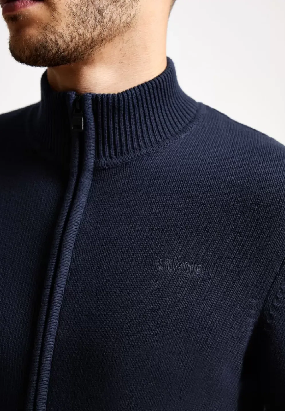 Strickjacke In Unifarbe
