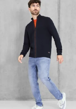 Strickjacke In Unifarbe