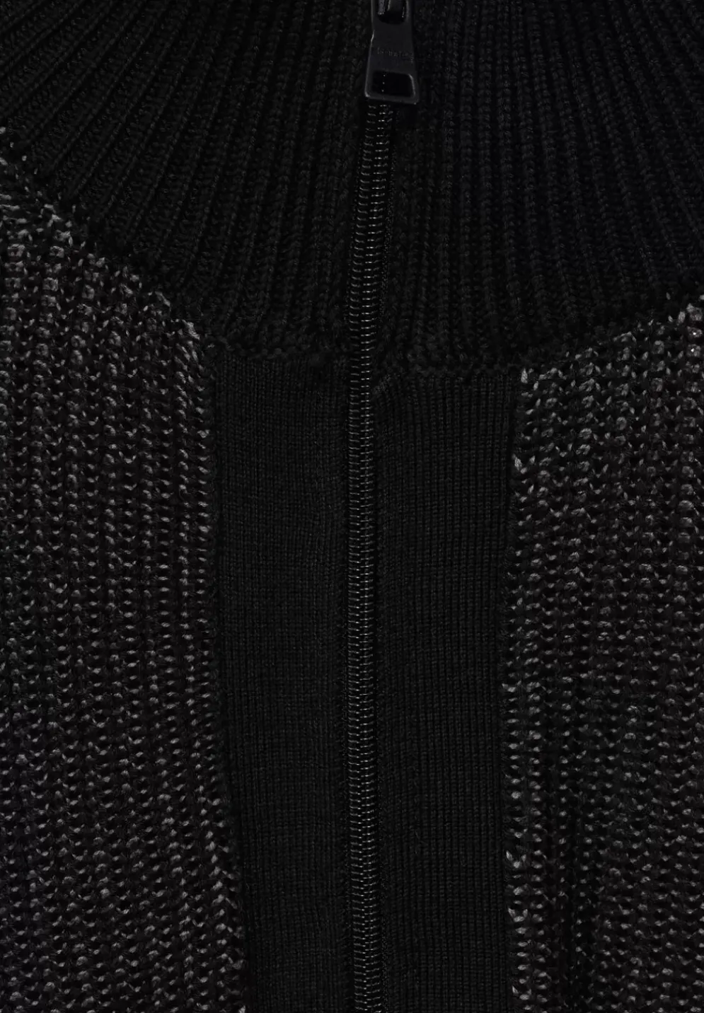 Strickjacke Mit Zipper