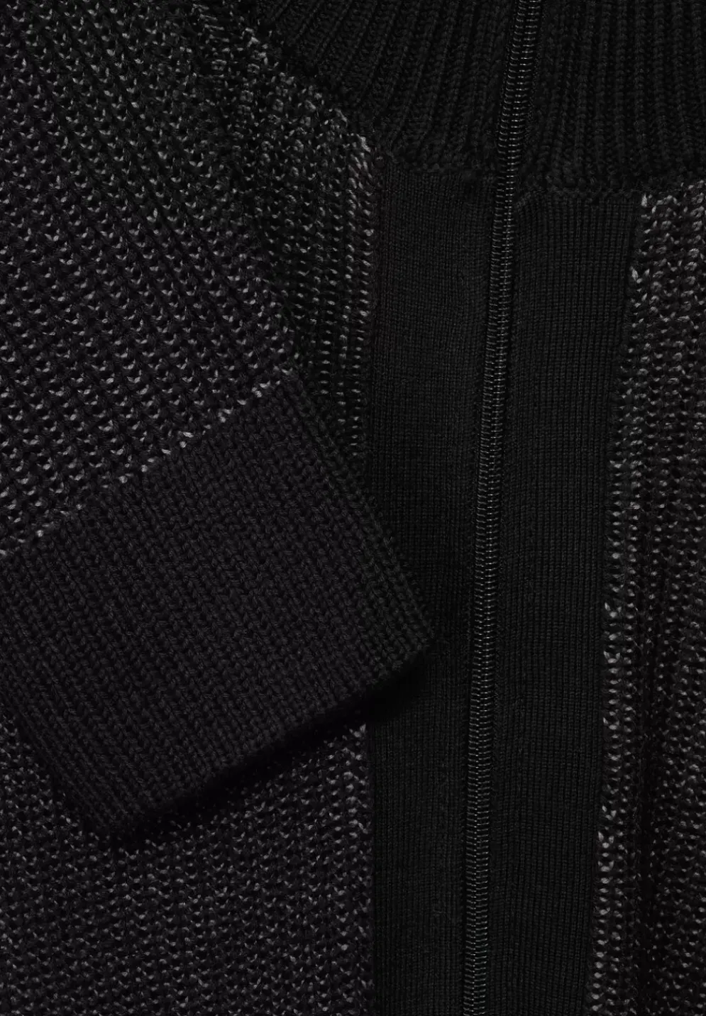 Strickjacke Mit Zipper