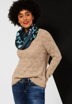 Strickpullover Mit Struktur