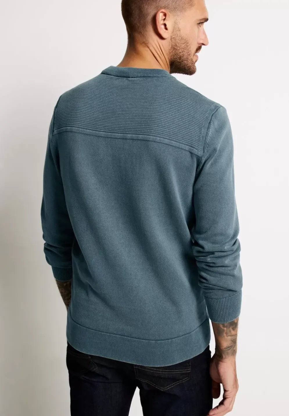 Strickpullover Mit Struktur