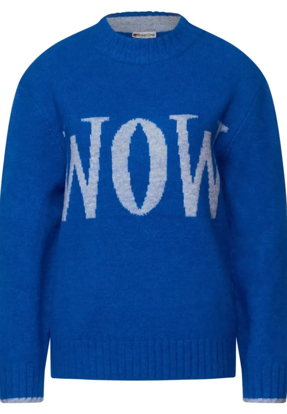 Strickpullover Mit Wording