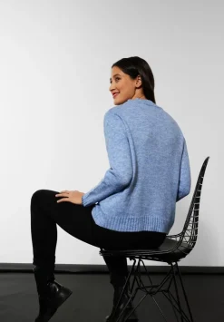 Strickpullover Mit Wording