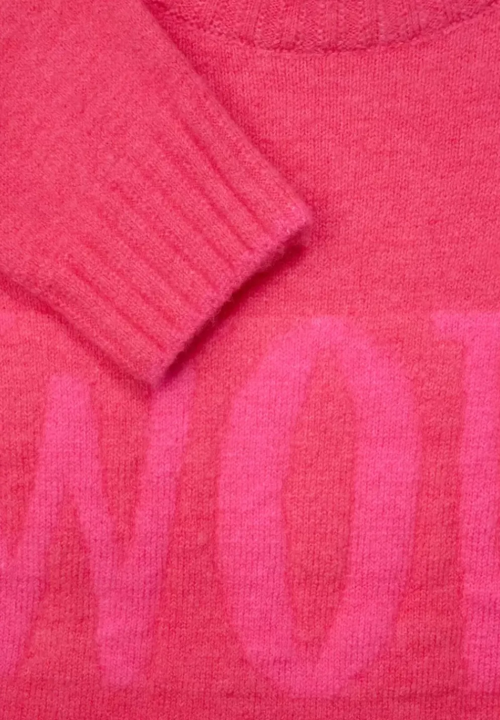 Strickpullover Mit Wording