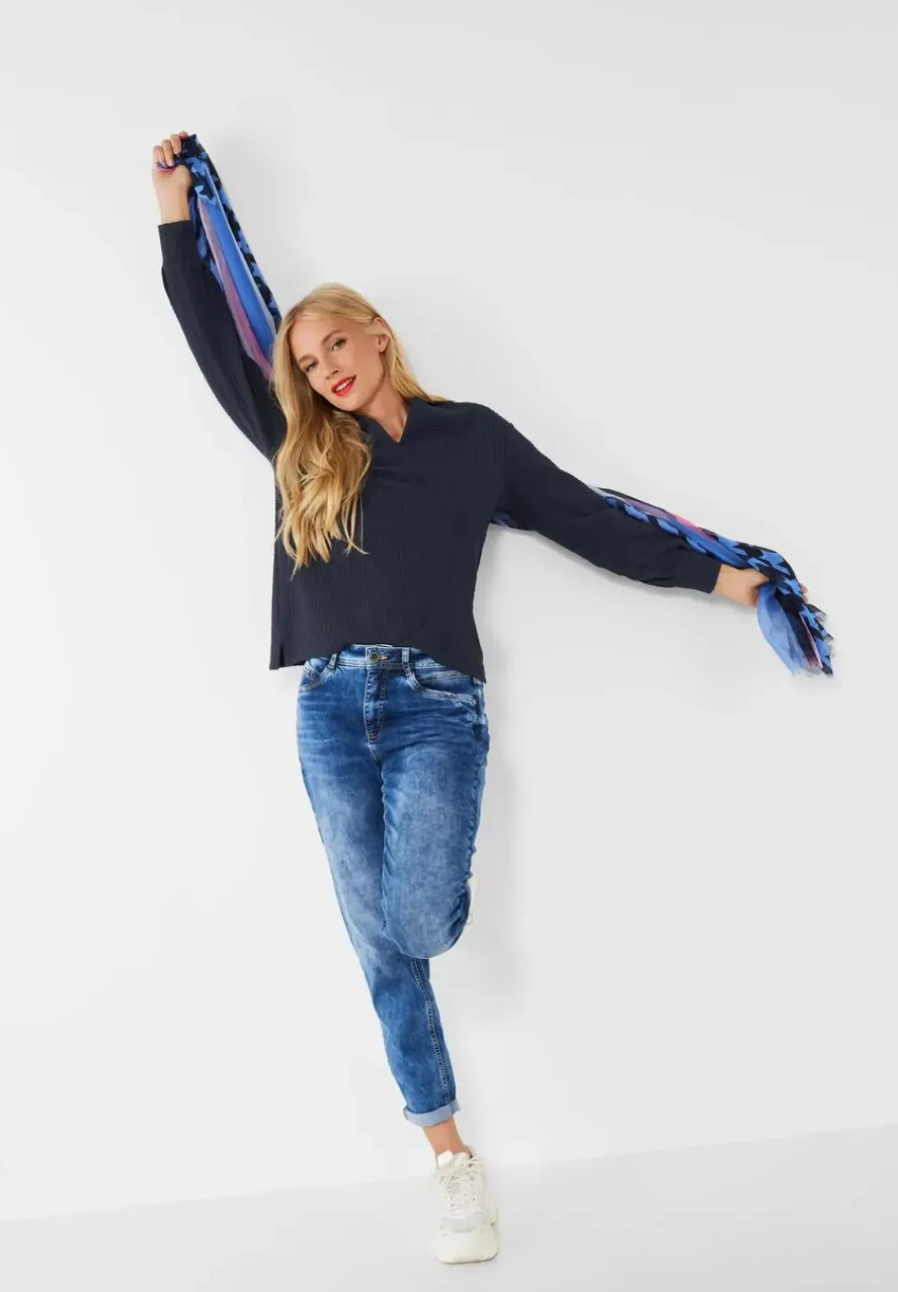 Struktur Shirt In Langarm