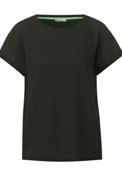 Strukturiertes T-Shirt