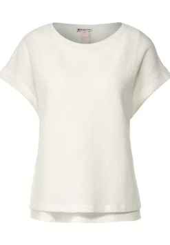 Strukturshirt Im Lagenlook