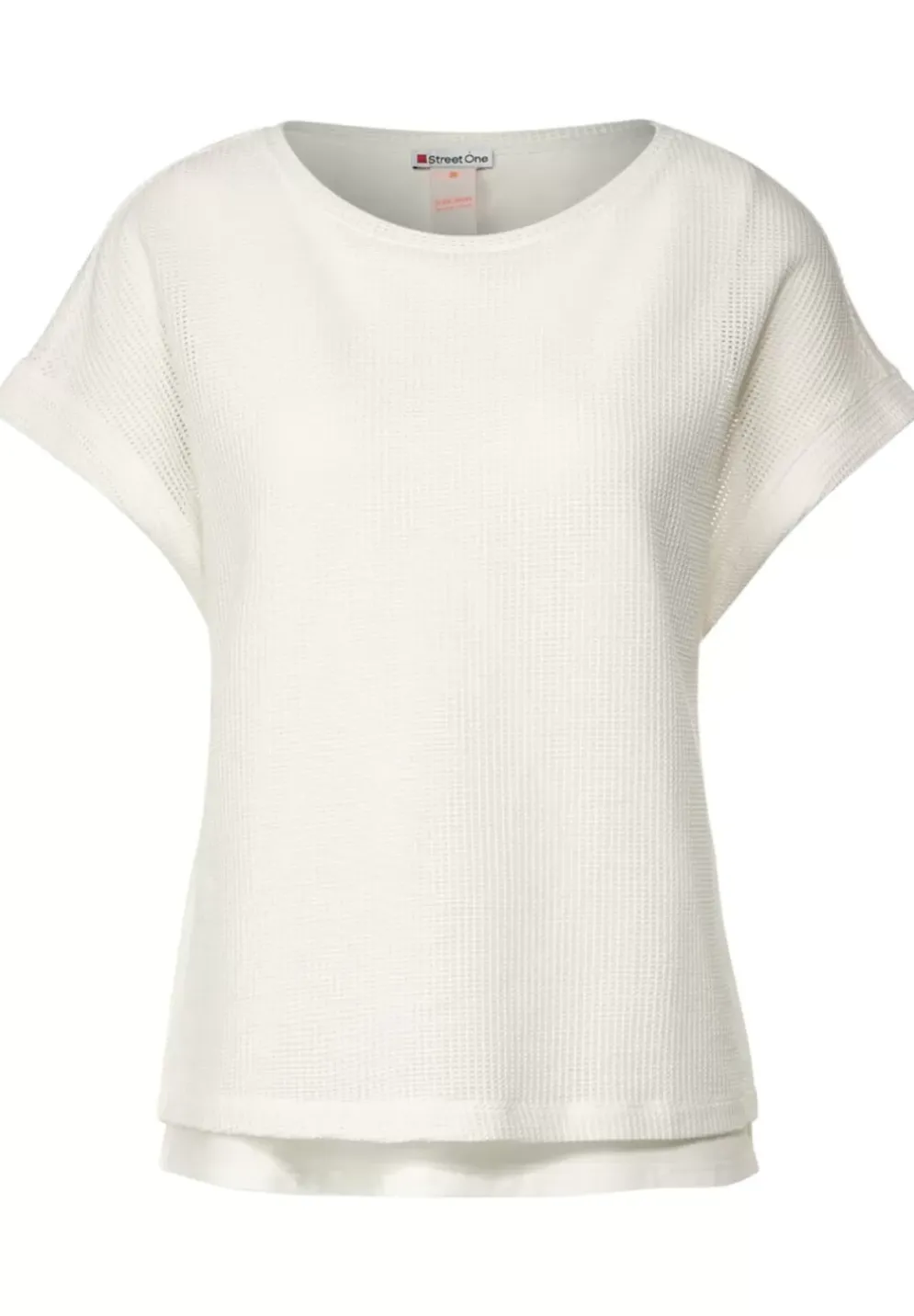 Strukturshirt Im Lagenlook
